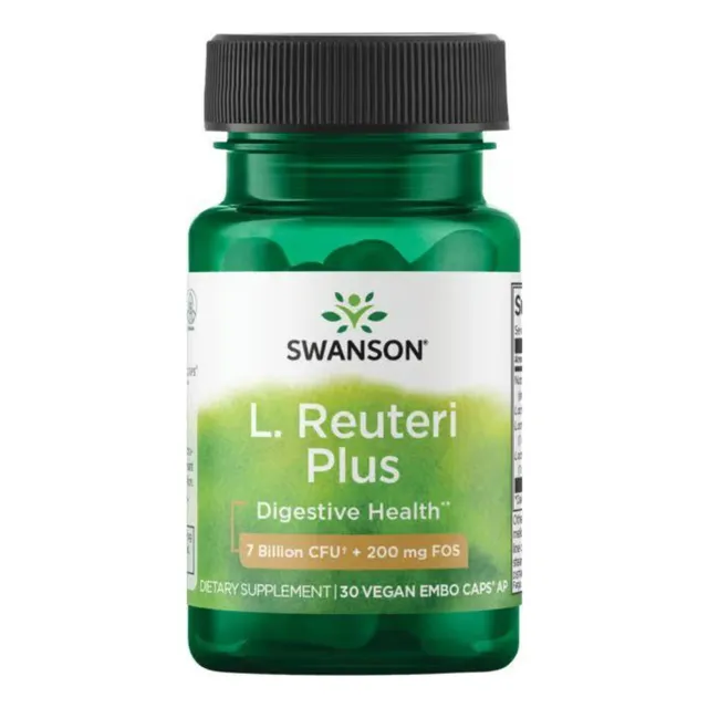 Swanson Probiótico L. Reuteri Plus, 30 cápsulas