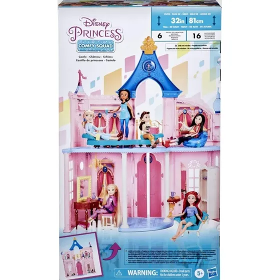 Castillo Casa De Princesas Muñecas Disney
