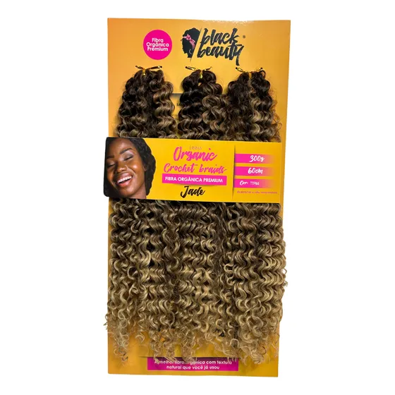 Cabelo Orgânico Crochet Jade 60cm Cor Ttpn4