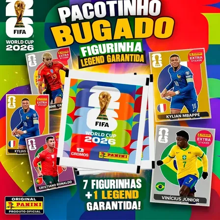 Pacotinho Legend Pacote Bugado Figurinha Copa Do Mundo 2026 Copa Do Mundo 2026