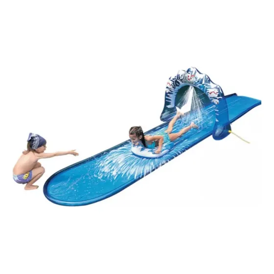 Tobogán Con Aspersor Deslizador Acuático Inflable