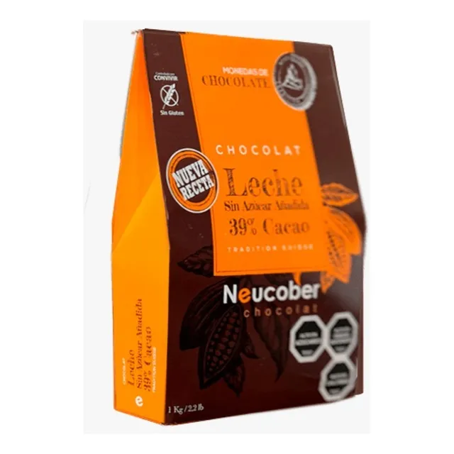 Cobertura Chocolate Bitter 39%  Sin Azúcar. Agro Servicio.