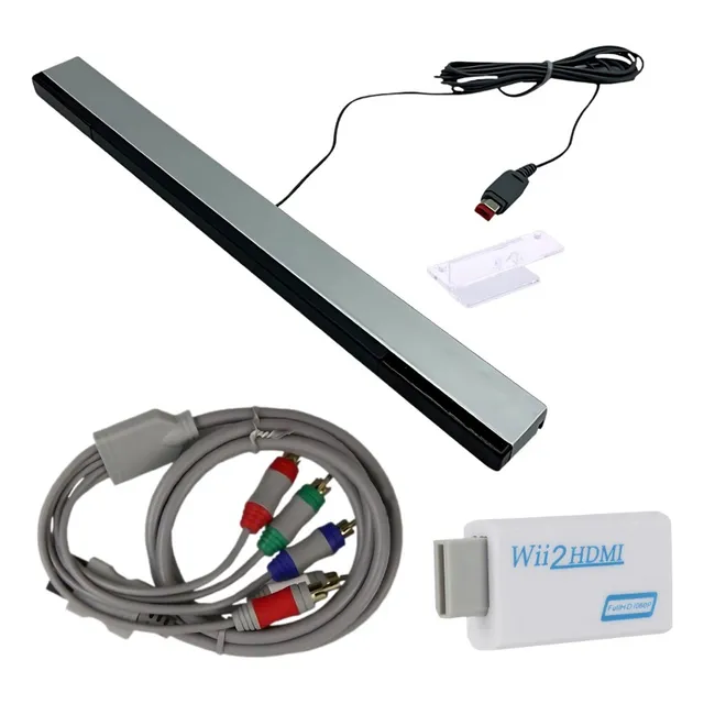 Pack Compatible Con Nintendo Wii - Sensor, Hdmi Y Componente