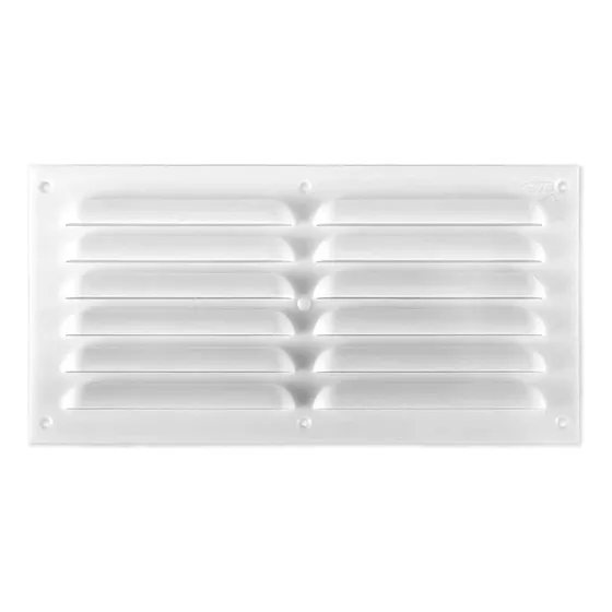 Rejilla Celosia Ventilacion Blanca Durlock 30x15 Cm. Plana