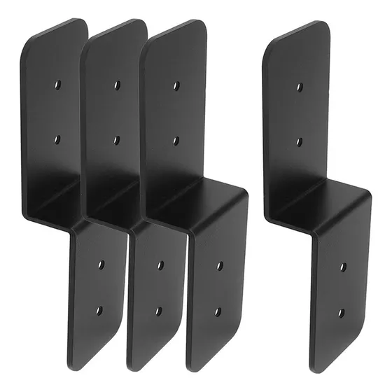 4 Piezas De Soportes Z De, Soportes De Poste, Conectores De