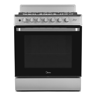 Estufa De Piso Midea Con Copete 30 Plus Chef Silver Estufa De Piso Midea Con Copete 30 Plus Chef Silver
