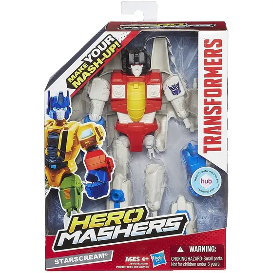 Transformers Hero Mashers Starscream 15 Cm - Hasbro