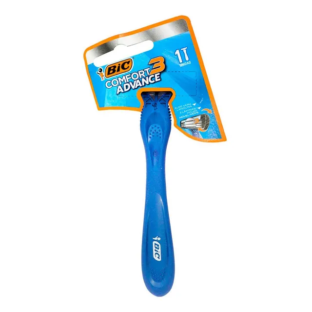 5 Rastrillos Afeitadora Desechables Bic Comfort Advance 3 Docena Triple Hoja Banda Lubricante