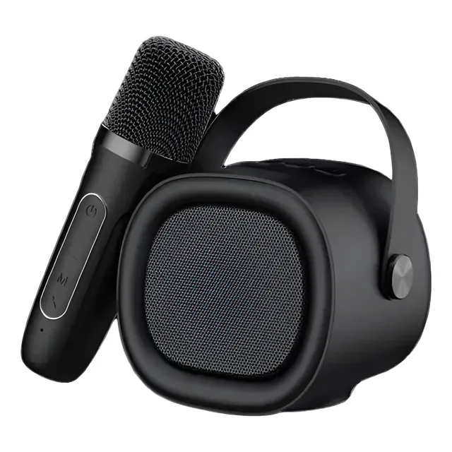 Parlante Con Micrófono Bluetooth Karaoke Havit Sk819bt Color Negro