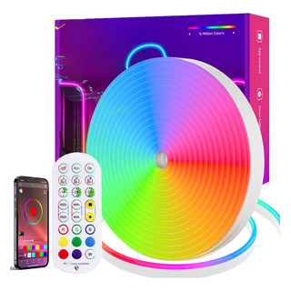 Fita Led Neon Rgbic Wifi Inteligente 5m Ip68 Alexa Google Fita Led Neon Rgbic Wifi Inteligente 5m Ip68 Alexa Google
