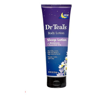 Loción Para Dormir Con Melatonina Y Aceites, Dr Teal's 8 Oz. Loción Para Dormir Con Melatonina Y Aceites, Dr Teal's 8 Oz.