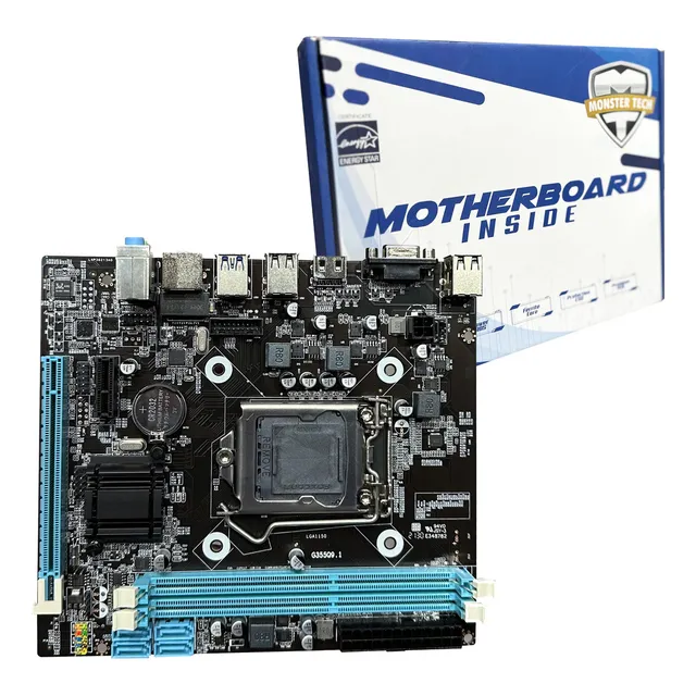 Tarjeta Madre H81 N Socket 1150 4usb2.0 2usb3.0 Hdmi Ddr3 Color Negro