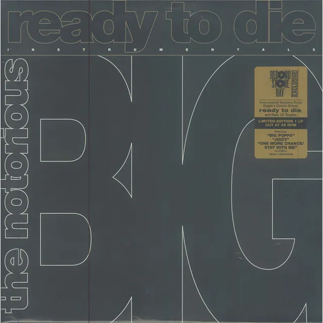 Notorious Big Ready To Die Instrumentals Limited Edit Vinilo