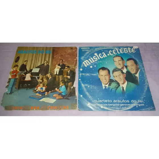 2 Lp Gospel Arauto Do Rei Canta Para Crianças/música Celeste