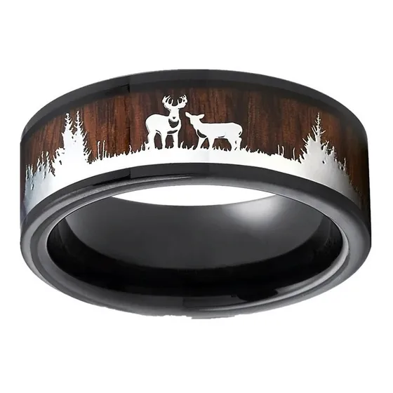 Anillo Reno Ciervo Paisaje Reno Elegante Animales