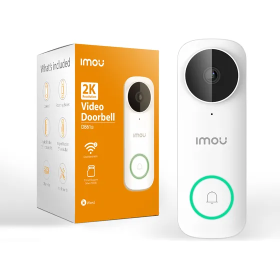 Timbre Video Portero Inalambrico Imou 5mp Db61l Con Ai