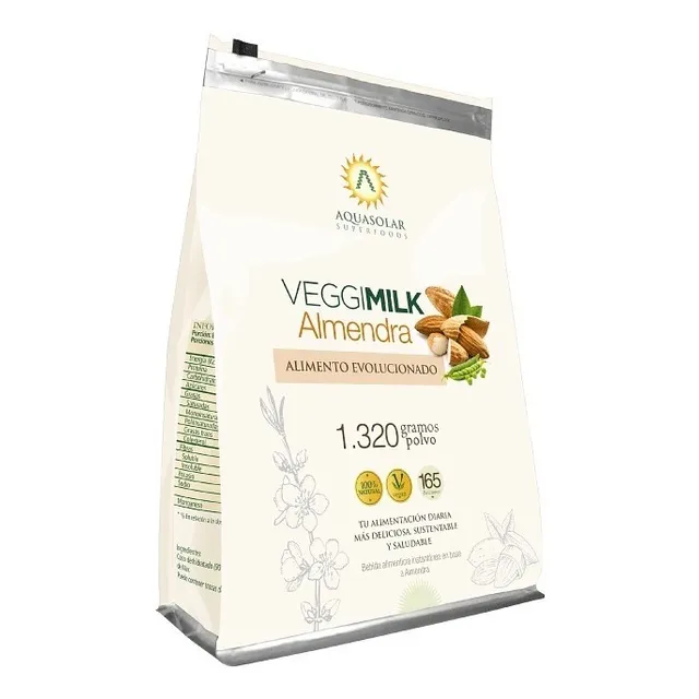 Veggimilk Almendra 1320gr. Leche(bebida) Vegana - Aquasolar