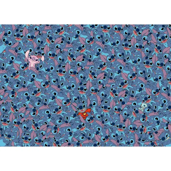Rompecabezas Ravensburger Stitch 1000 Piezas, Art Detallado