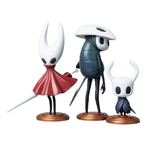Hollow Knight - Kit Com 3 Action Figures Silksong Cavaleiro