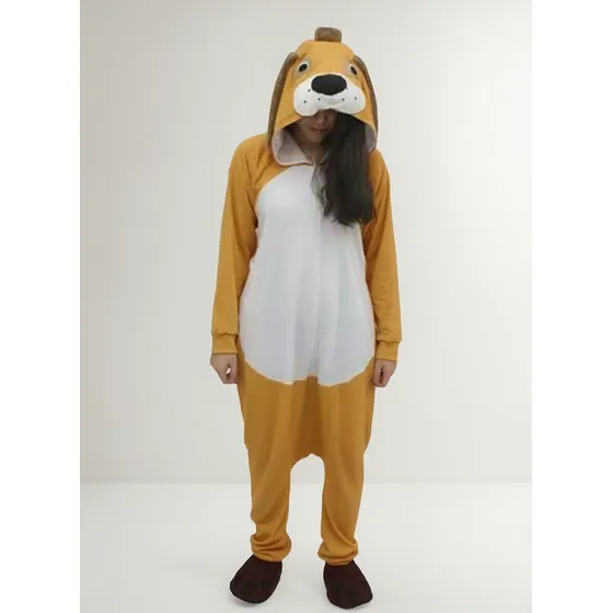 Fantasia Pijama Kigurum Soft Cachorro Caramelo - Infantil