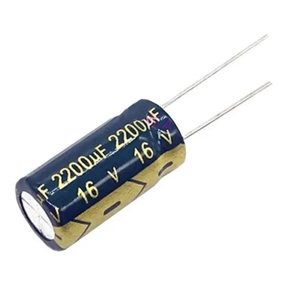 Condensador - Filtro - Capacitor 16v 2200uf Electrolitico