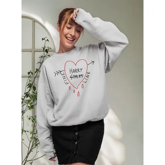 Sudadera Cuello Redondo Para Mujer Harry Styles Fine Line
