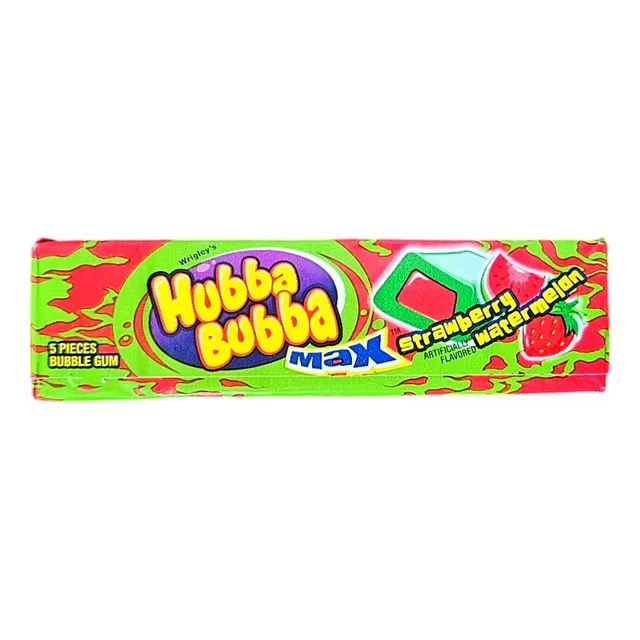 Chiclete Hubba Bubba Max Morango E Melancia 40g