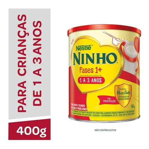 Fórmula Infantil de Primeira Infancia Ninho Fases 1 a 3 Anos 400g