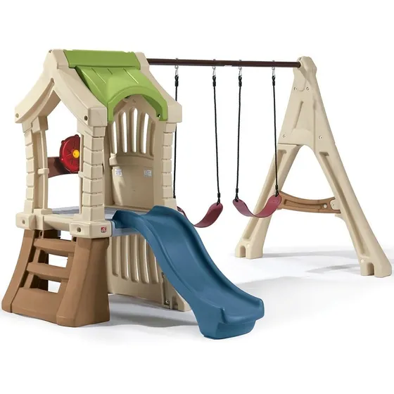 Juegos Para Niños, Resbaladeras Gimnasio , Columpios - Step2 Color Beige