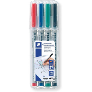 Marcador Rotulador Staedtler Borrado En Humedo 4-pack Marcador Rotulador Staedtler Borrado En Humedo 4-pack