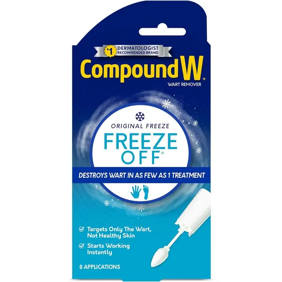 Compound W Freeze Off para Verrugas con 8 Aplicadores Sin Fragancia