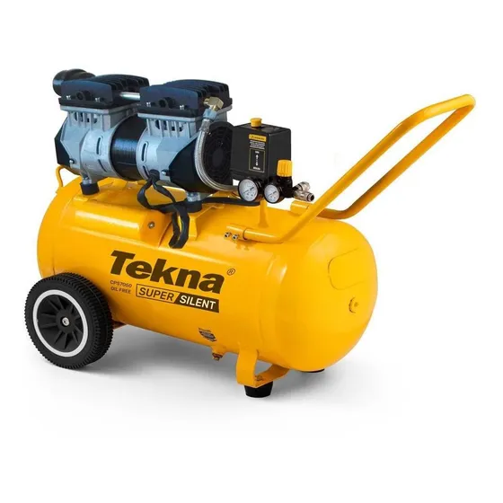 Compressor Ar 6,4 Pés Silencioso 50 Litros CPS7050 Tekna Voltagem 127V