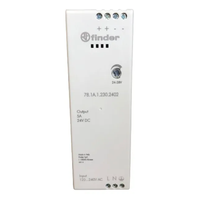 78.1a.1.230.2402 Finder Fuente Alimentación 24 V Dc 5a Italy