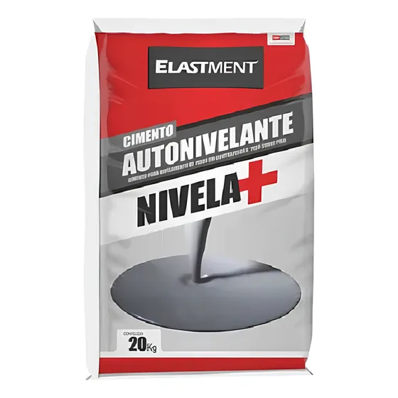 Cimento Autonivelante Nivela+ Dry Levis 20 Kg Cinza