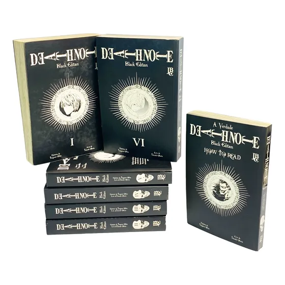 Manga Death Note Coleção Completa 1 Ao 6 + How To Read Jbc
