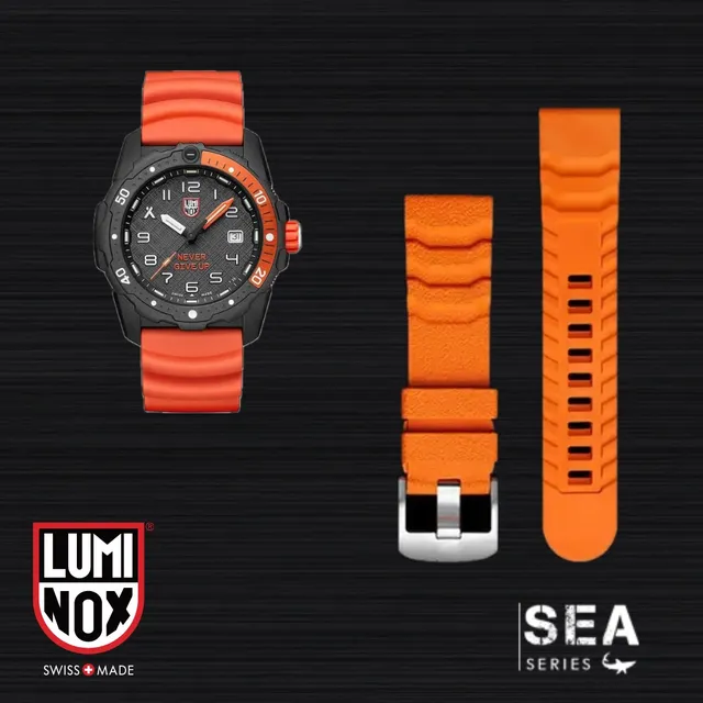 Correa Reloj Luminox 24mm Naranja
