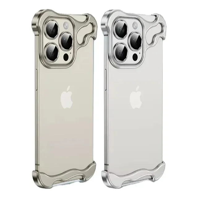 Funda Metálica Sin Bordes Para iPhone 14/15/16 Pro Max