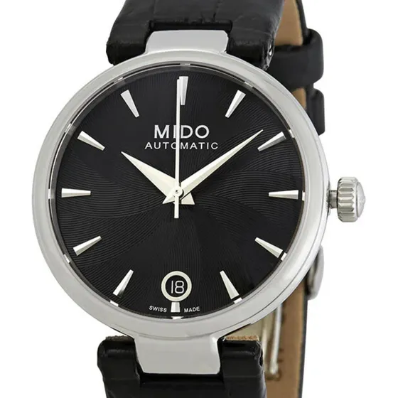 Reloj Mido Mujer Baroncelli Ii Automatico M022.207.16.051.10 Negro Plateado Negro
