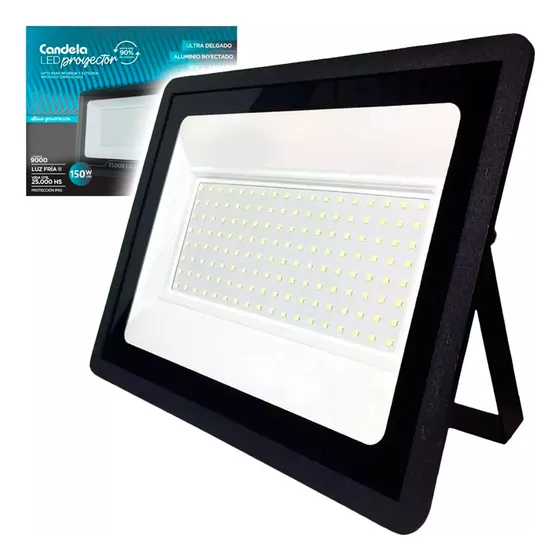 Reflector Proyector Led 150w Exterior Ideal Cancha Futbol Color de la carcasa Negro Color de la luz Blanco frío 220V