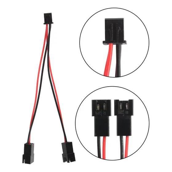 Cable Extensión Para Ventiladores 1 Hembra 2 Machos Xh2.54