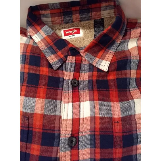 Camisa Chaqueta Hombre Leñadora Interior Acolchado Felpa