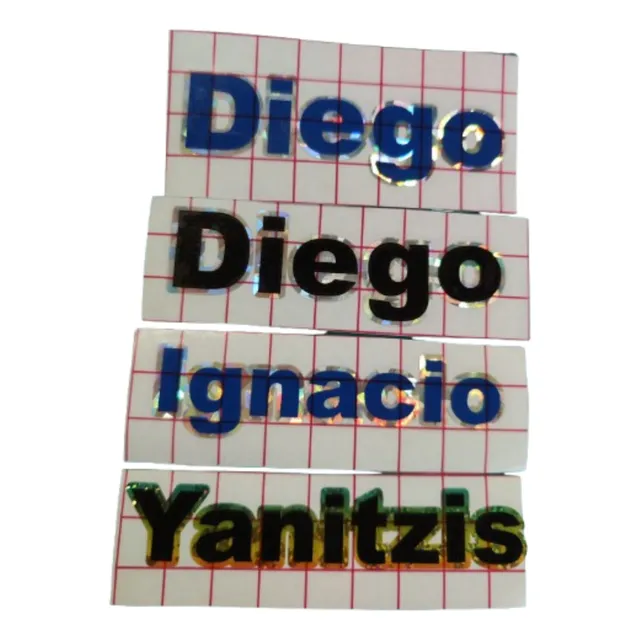 Stikers Para Vasos Personalizados Nombres Etiquetas Vinil