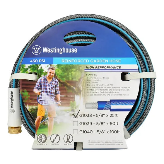 Manguera Reforzada 5/8 X 25' 450psi Westinghouse