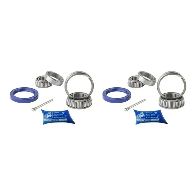 Par Kit Rolamento Roda Traseira Saveiro Quadrada Todas