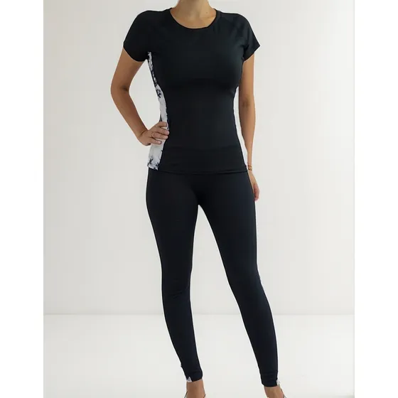 Conjunto Deportivo Mujer Lycra. Calza Y Polera. Yoga, Zumba