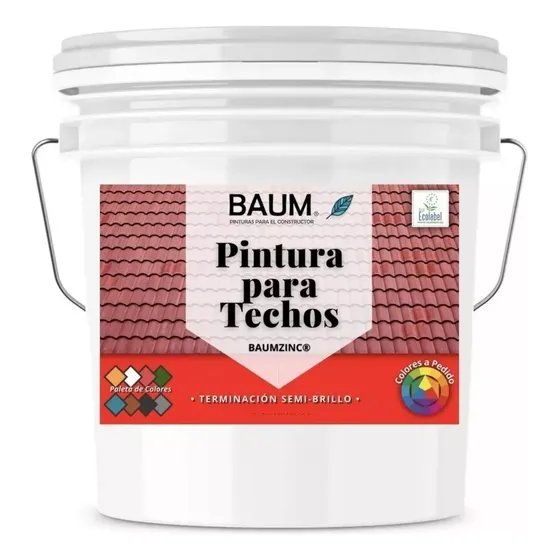 Pintura Para Techos Baum Galon 4  Litros