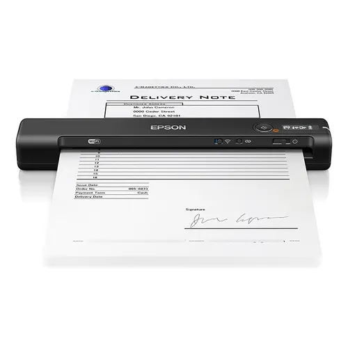 Escáner Portátil Con Bateria Epson Workforce Es-60 Wifi Color Negro