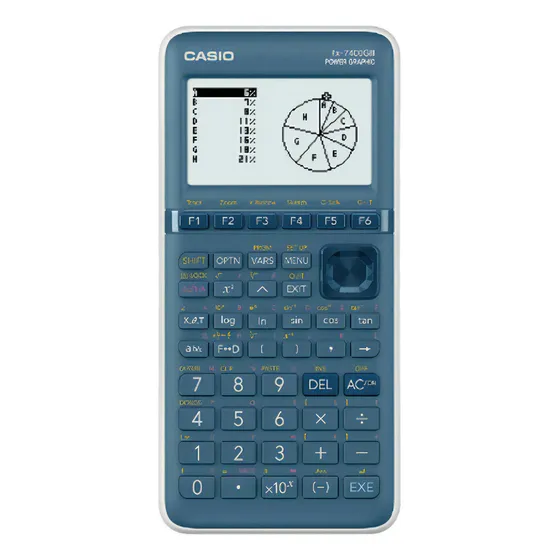 Calculadora Graficadora Casio Fx 7400giii Azul