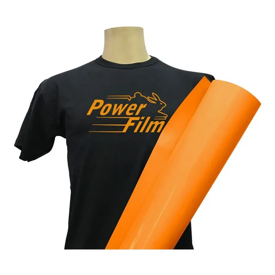 Filme Para Plotter De Recorte - Laranja - Bobina 30cm X 3m