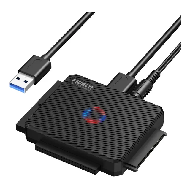 Adaptador Sata Ide A Usb 3.0,convertidor De Cable Ssd 12v 2a